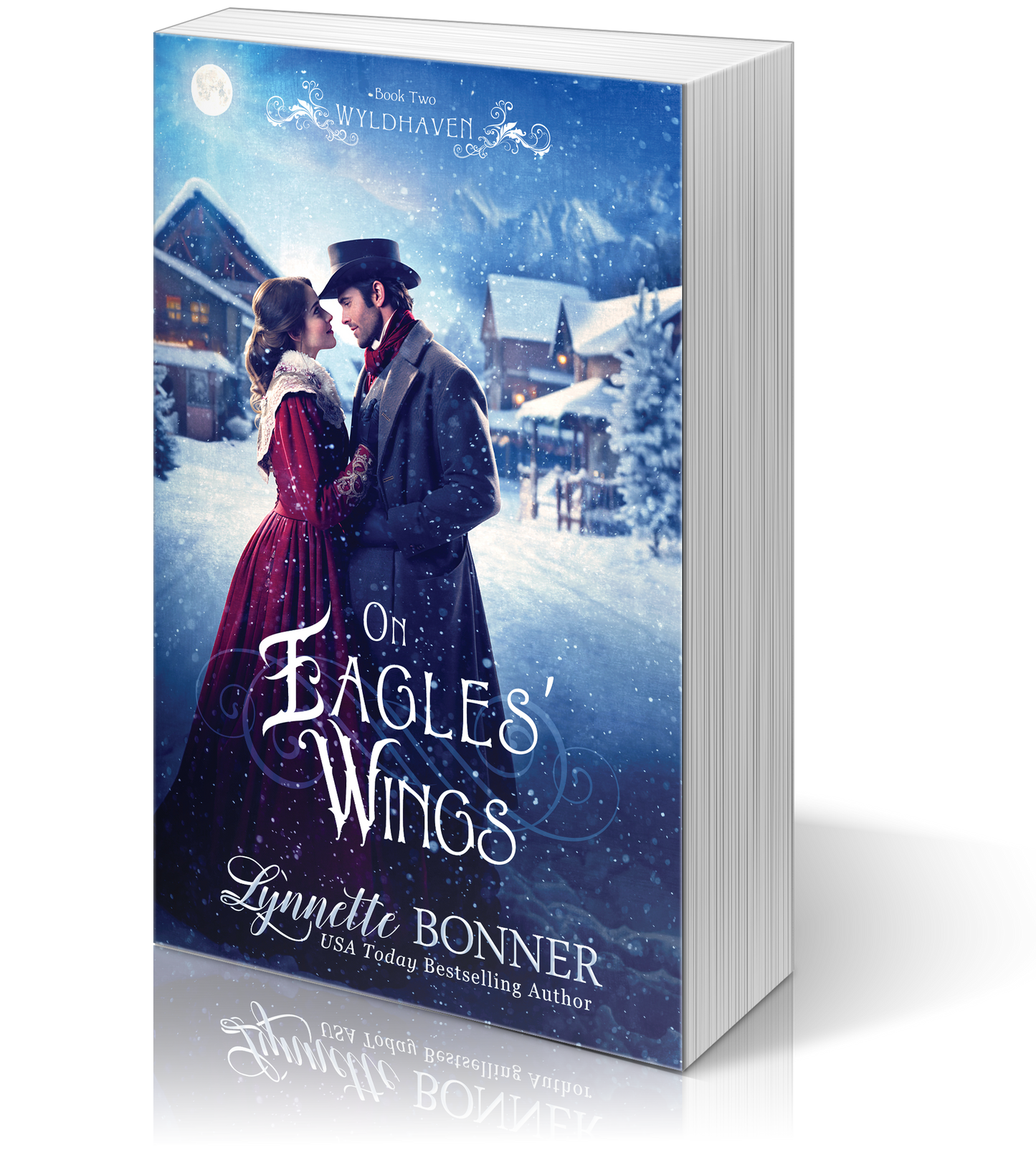 Paperback for On Eagles Wings, a Christian historical Western Romance