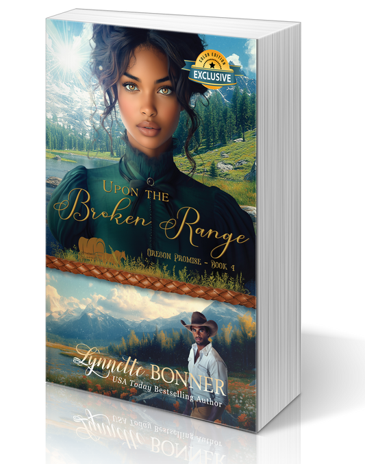 Paperback of Color Editiion, Upon the Broken Range, a Christian historical Western Romance