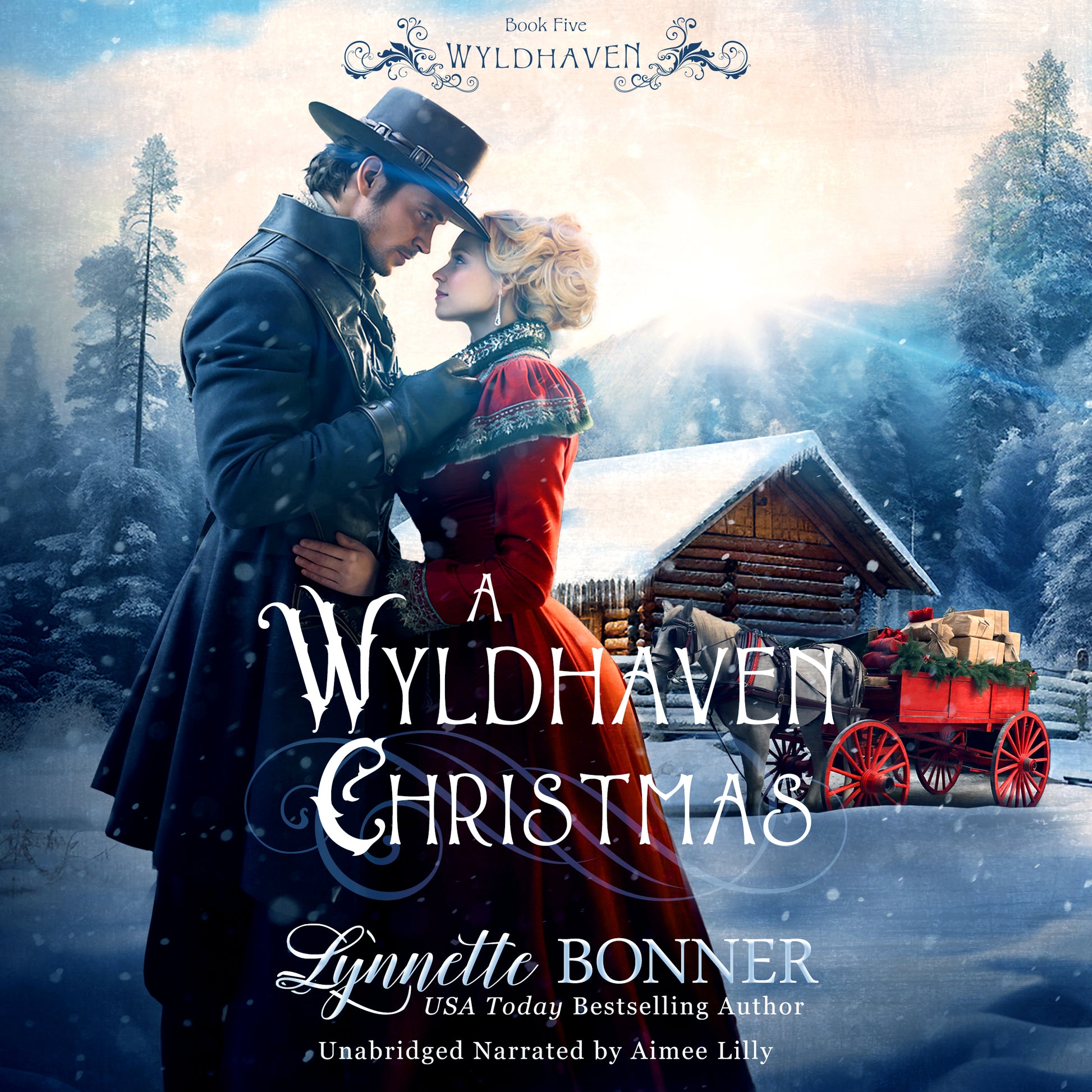 Audiobook for A Wyldhaven Christmas, a Christian historical Western Romance