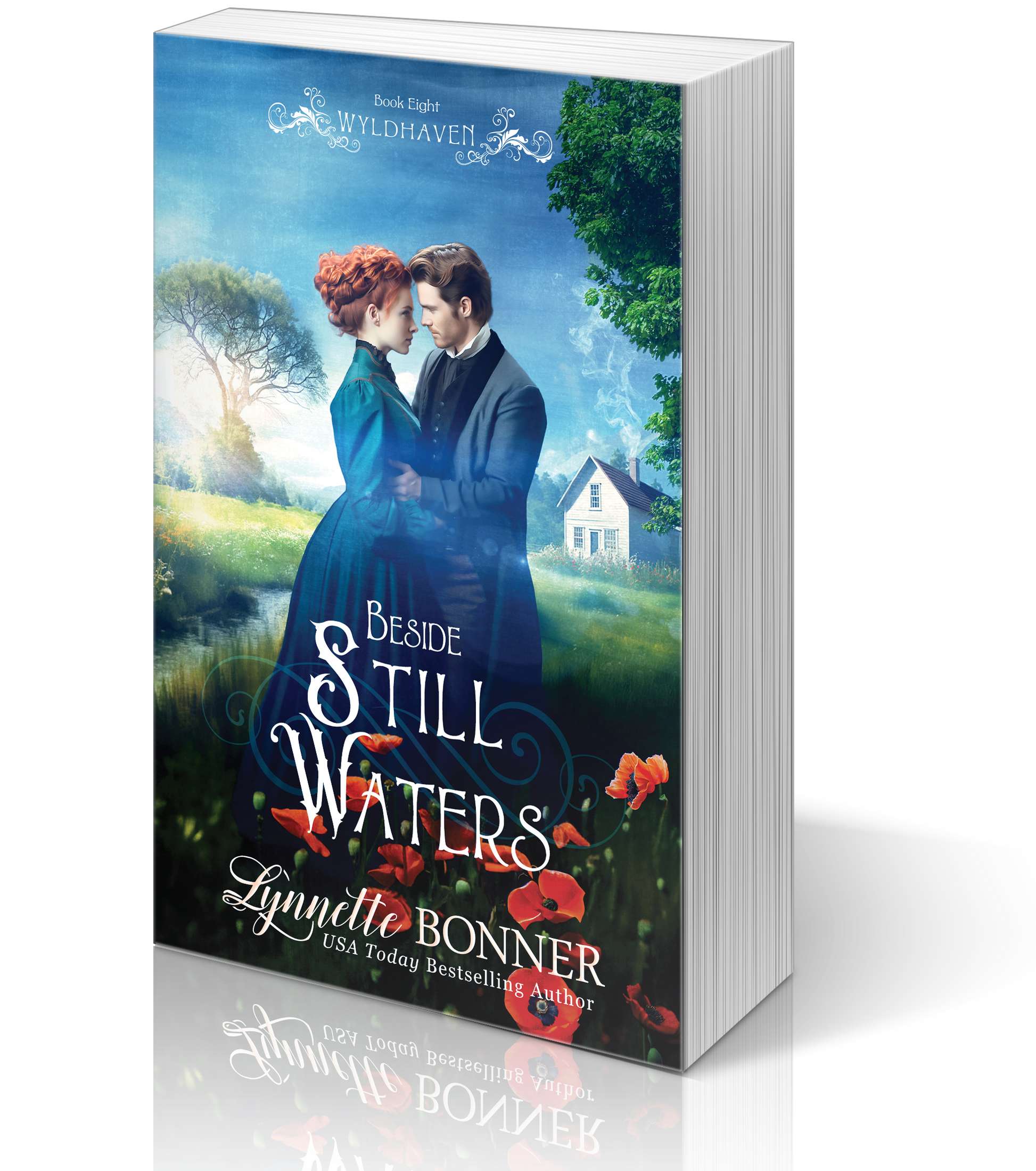 Paperback of Beside Still Waters, a Christian historical Western Romance