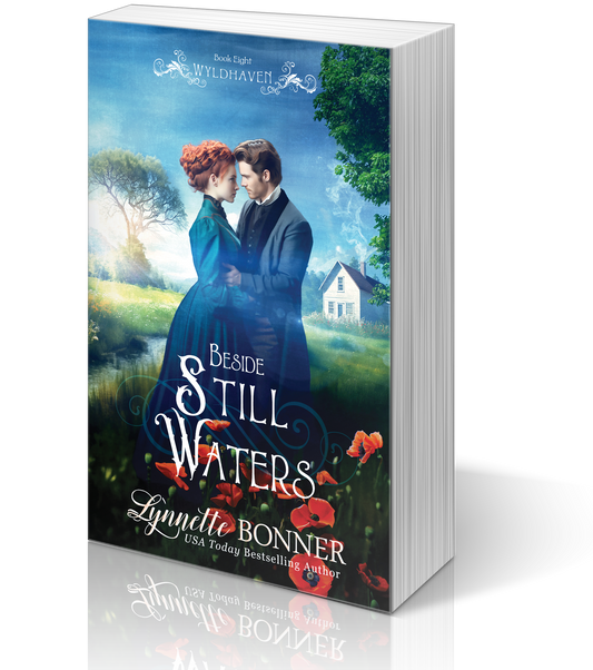 Paperback of Beside Still Waters, a Christian historical Western Romance