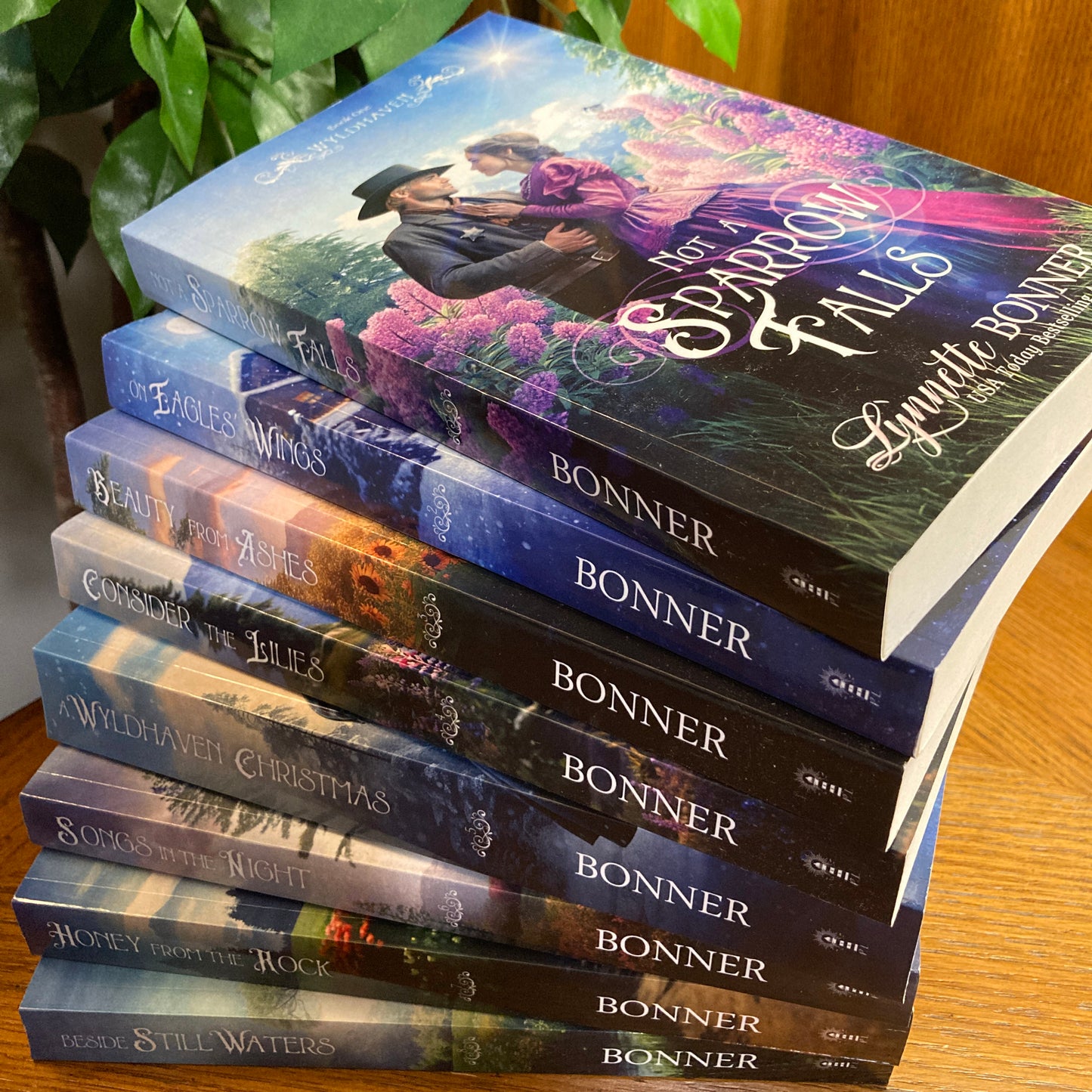 Paperbacks for Book 1-8 Wyldhaven Series - books in a stack
