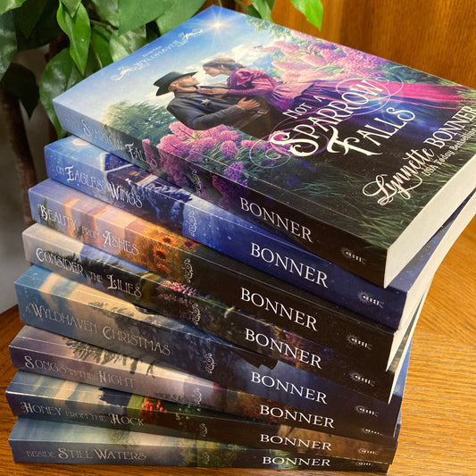 Paperbacks for Book 1-8 Wyldhaven Series - books in a stack