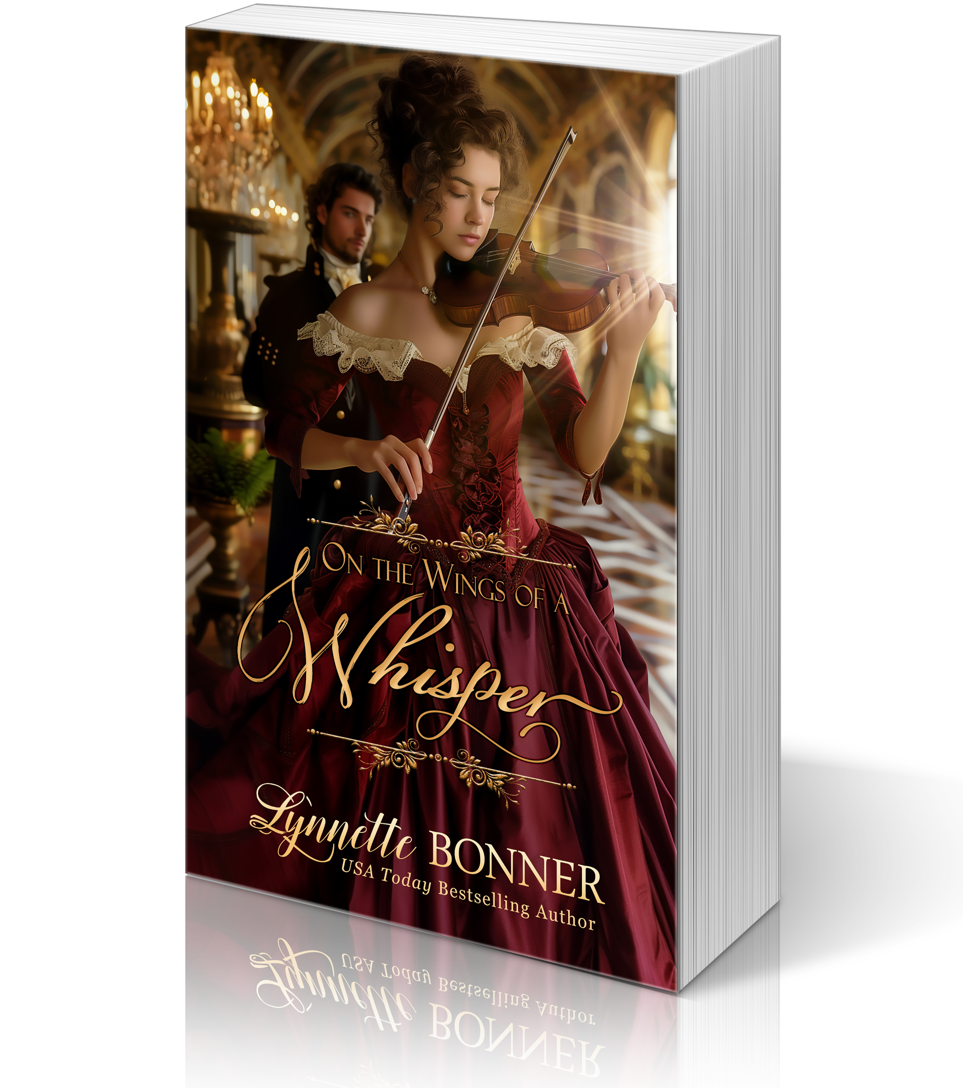 Paperback of On the Wings of a Whisper, a Christian historical Romance