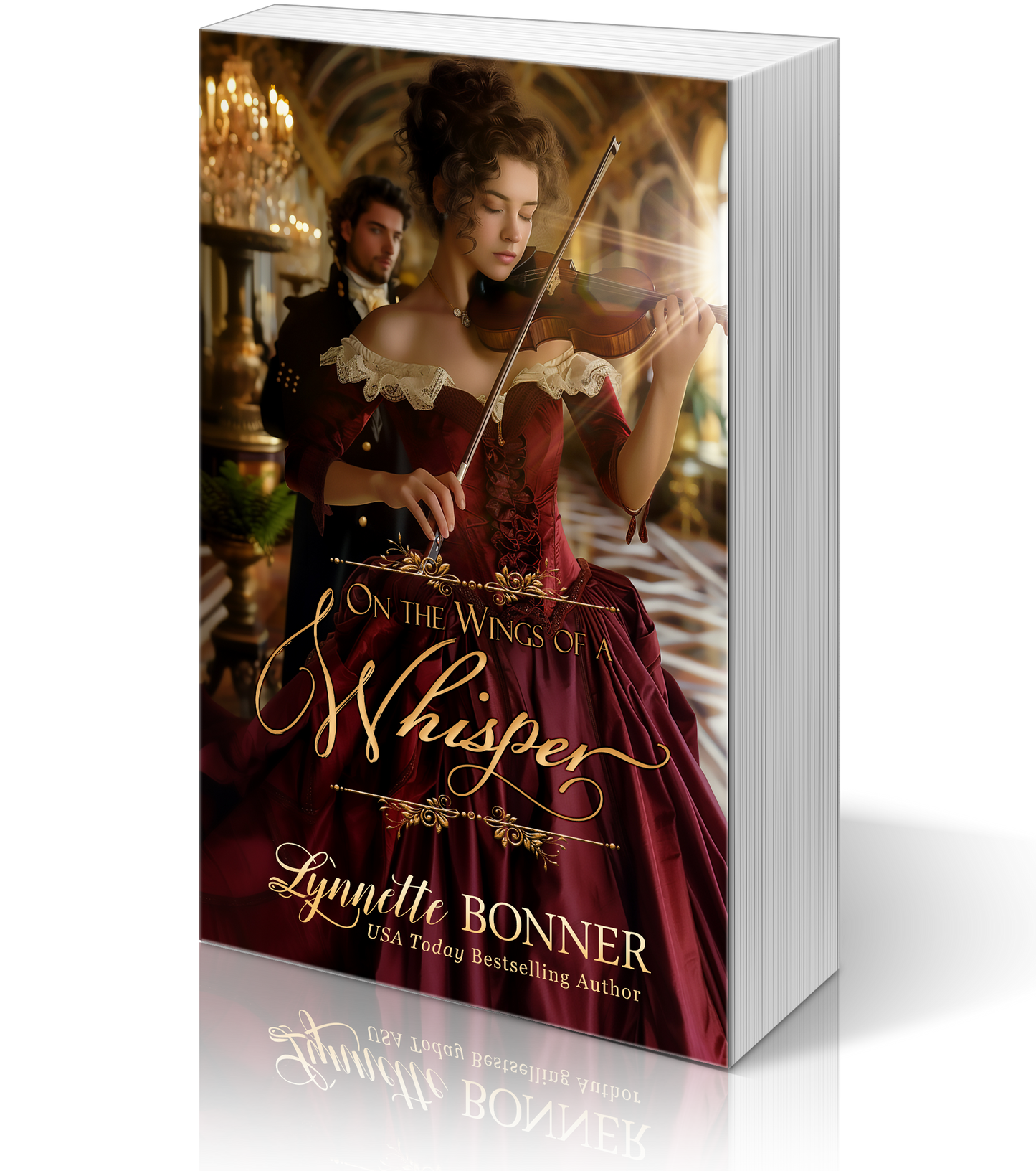 Paperback of On the Wings of a Whisper, a Christian historical Romance