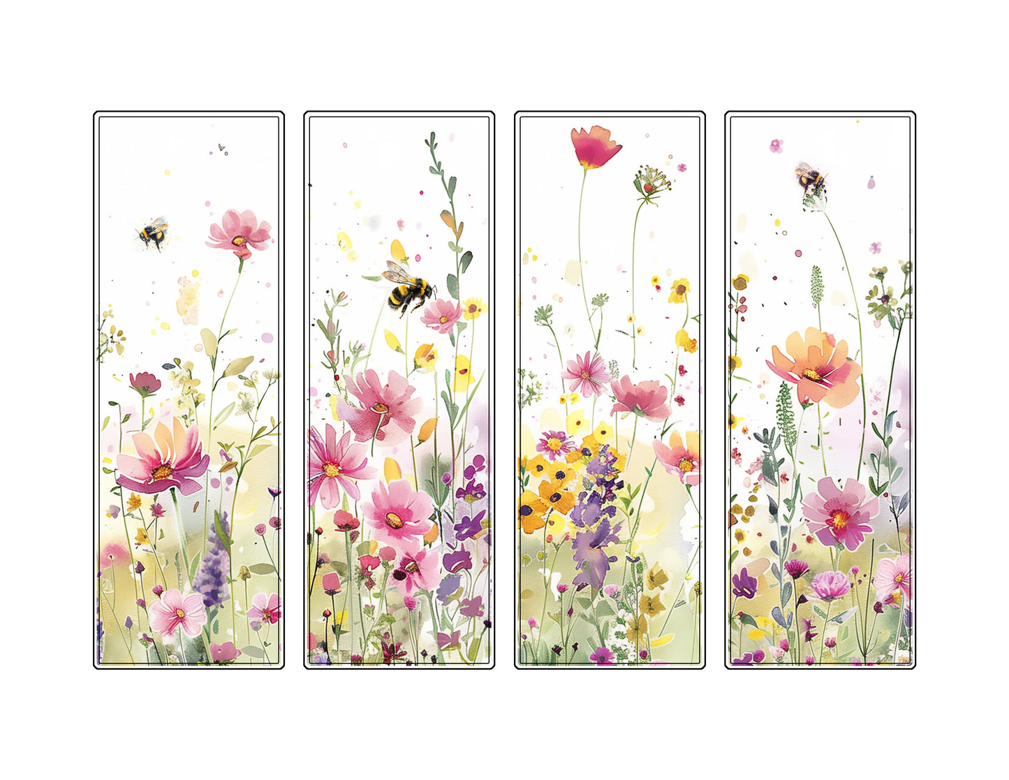Floral Bookmarks