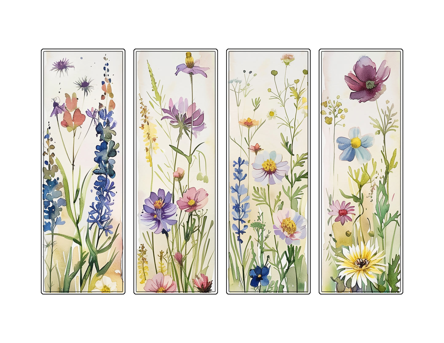 Floral Bookmarks