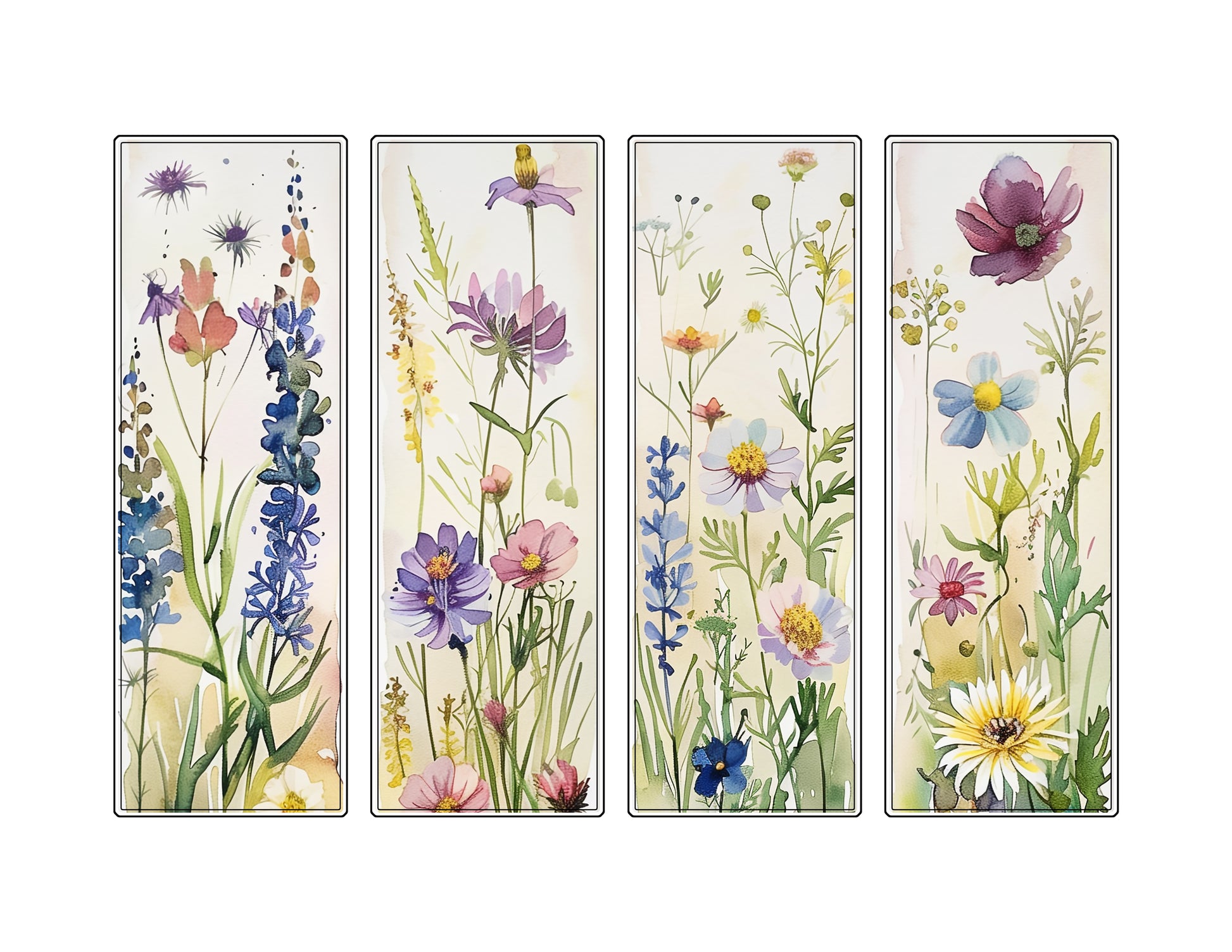 Floral Bookmarks