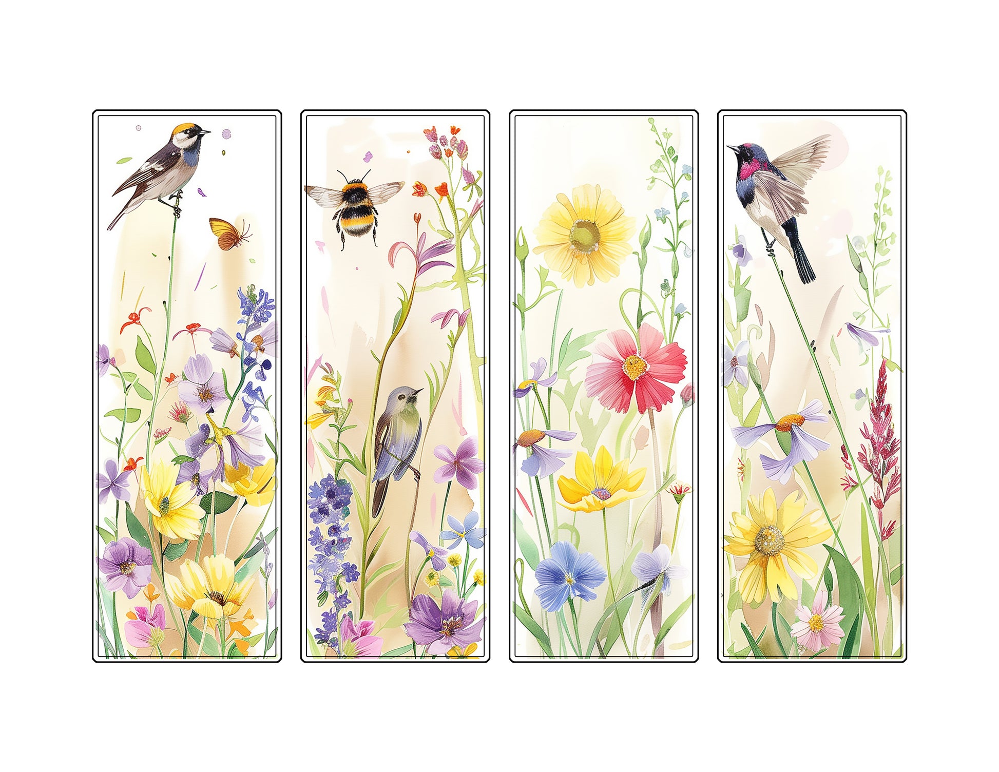 Floral Bookmarks