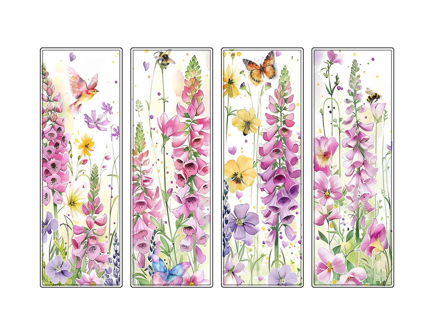 Floral Bookmarks