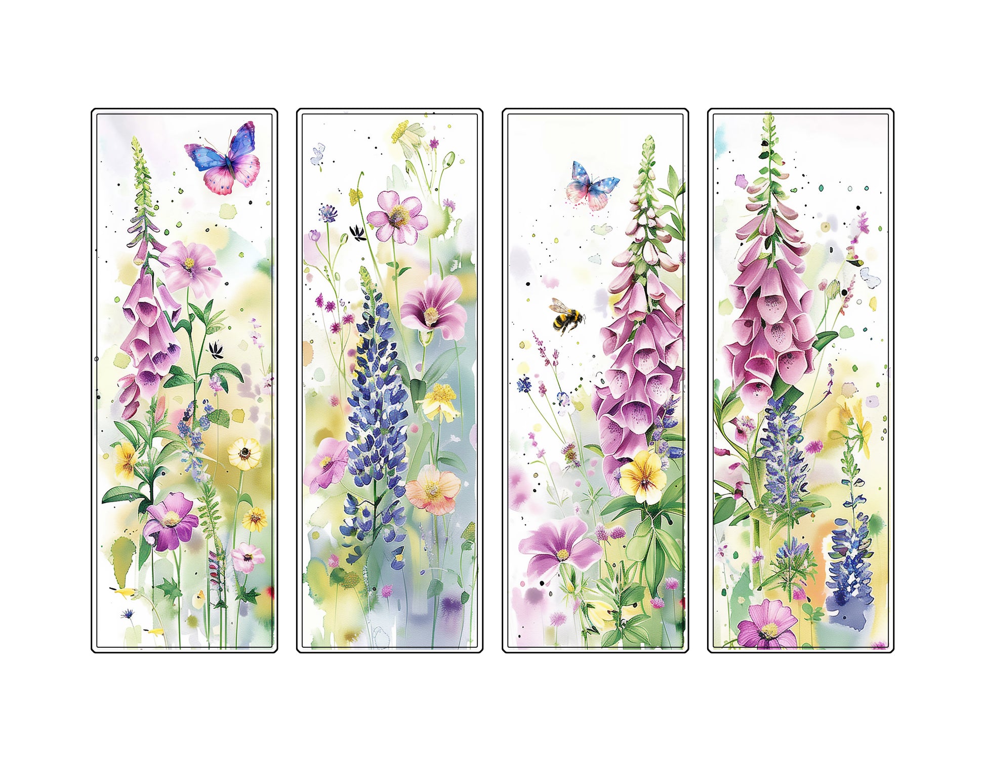 Floral Bookmarks