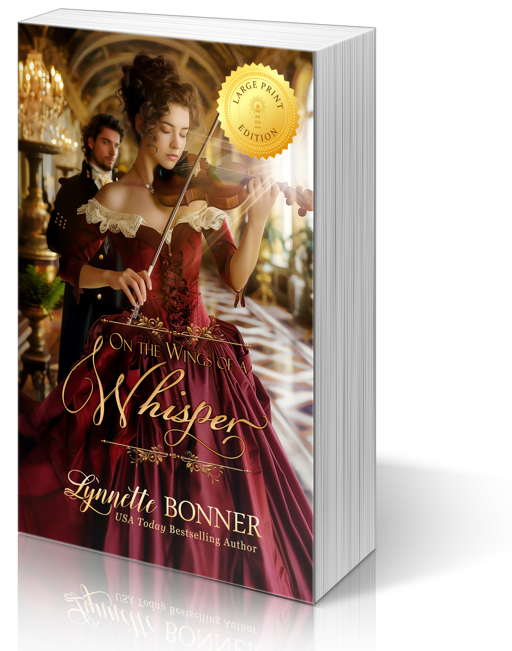 On the Wings of a Whisper - Large Print Edition - Paperback