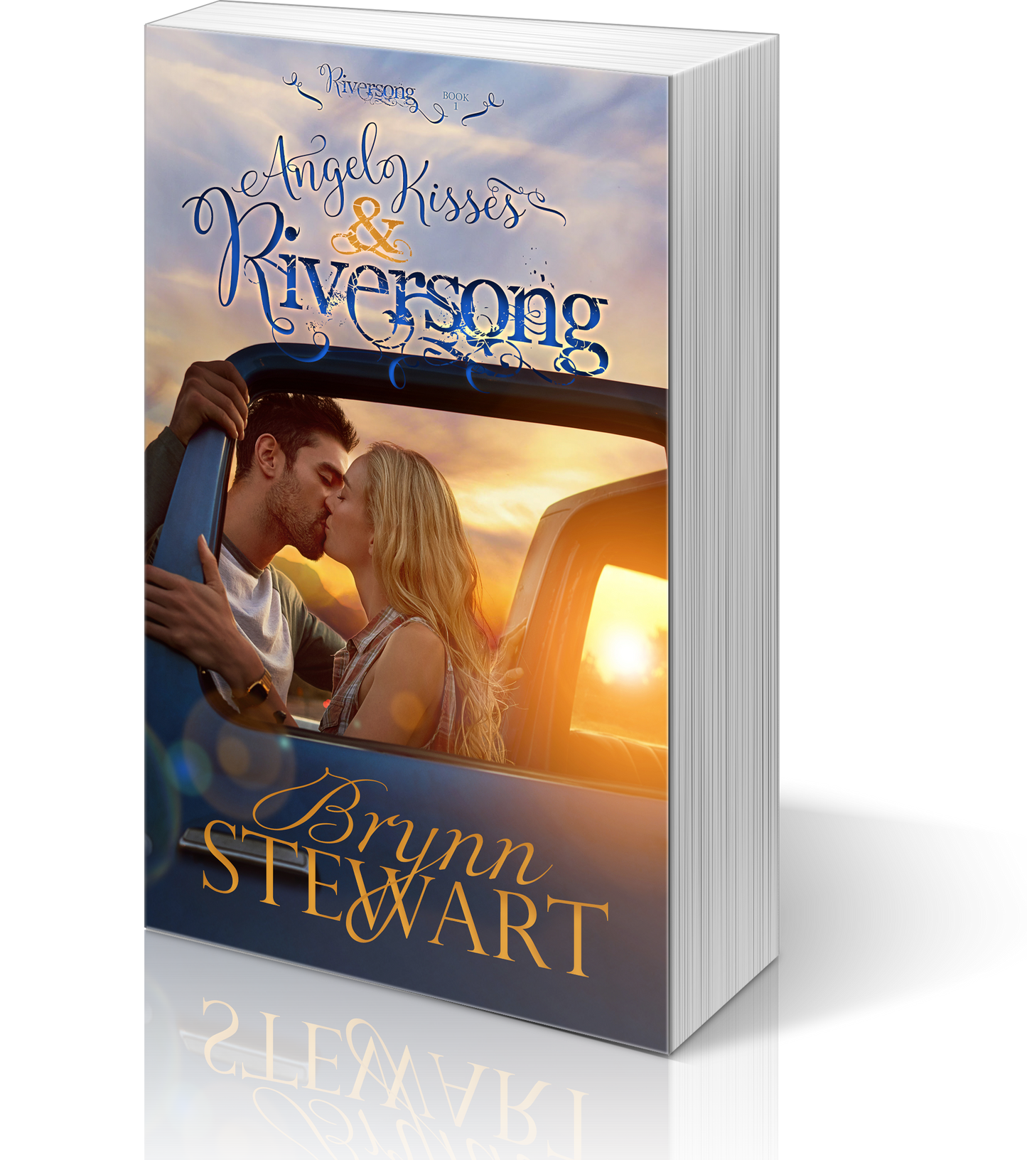 Paperback for Angel Kisses and Riversong, a Contemporary Christian Romance