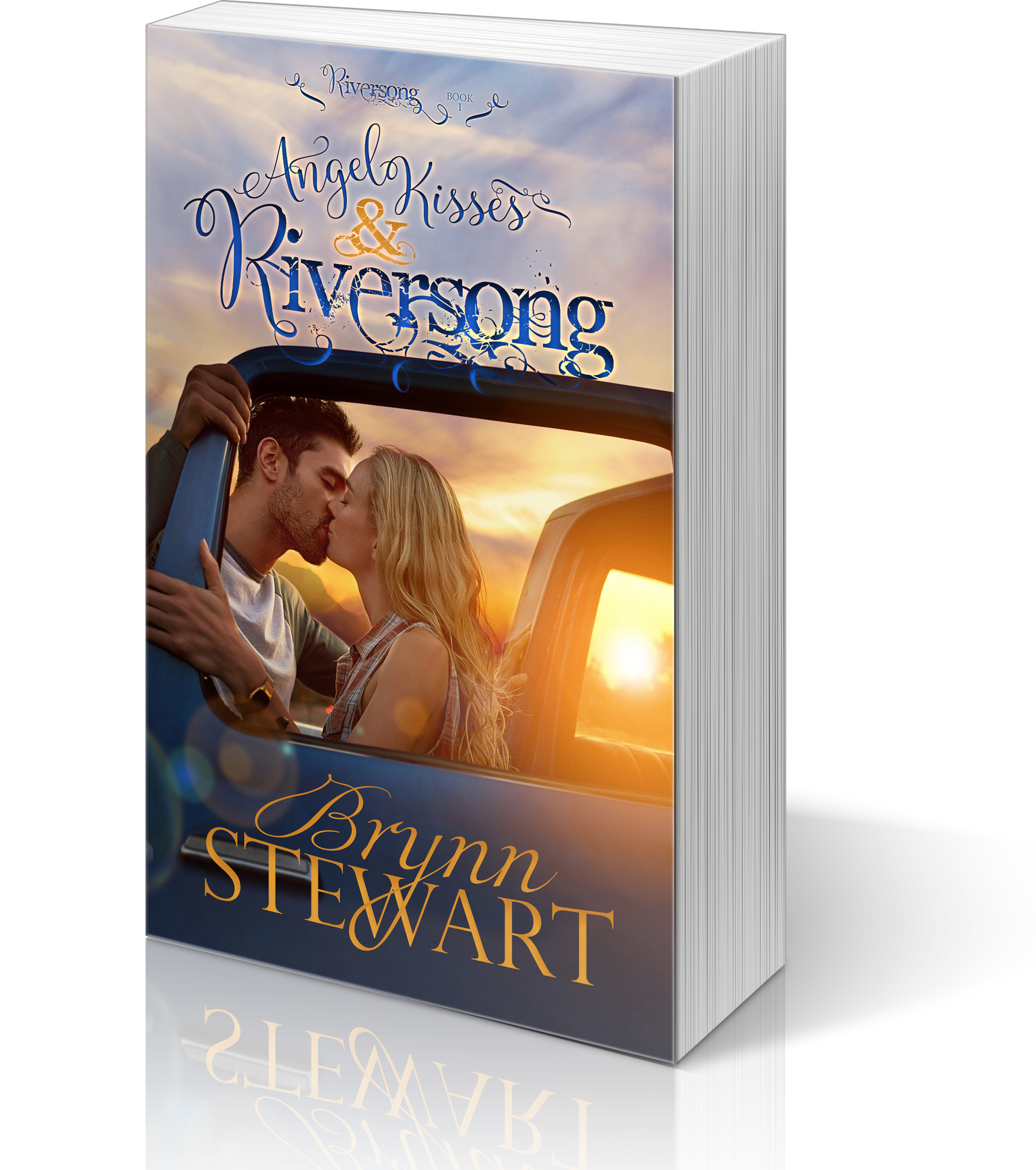 Paperback for Angel Kisses and Riversong, a Contemporary Christian Romance